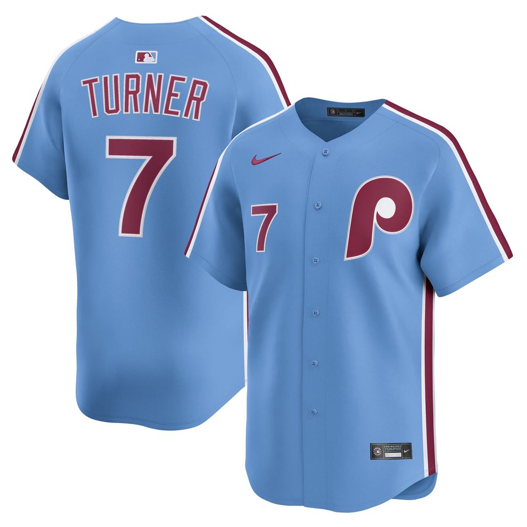 Philadelphia Phillies Trea Turner Alternate Limited Jersey | Light Blue