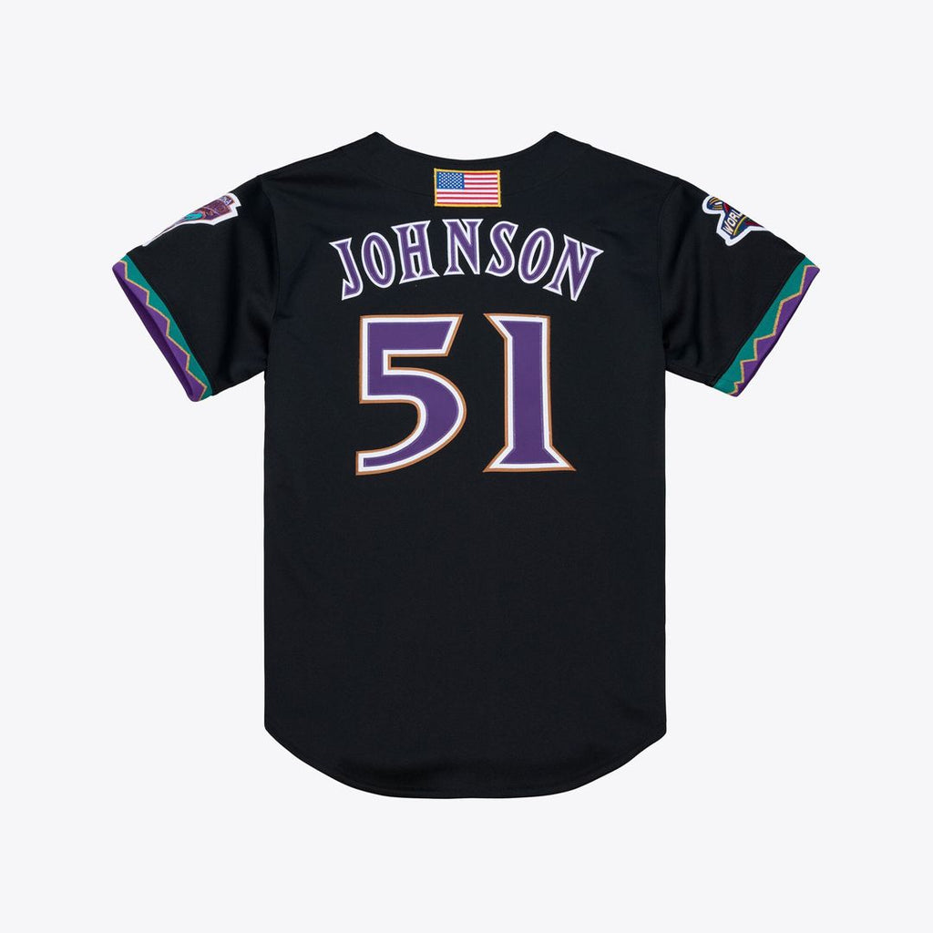 Arizona Diamondbacks Randy Johnson 2000 Throwback Authentic Jersey | Purple