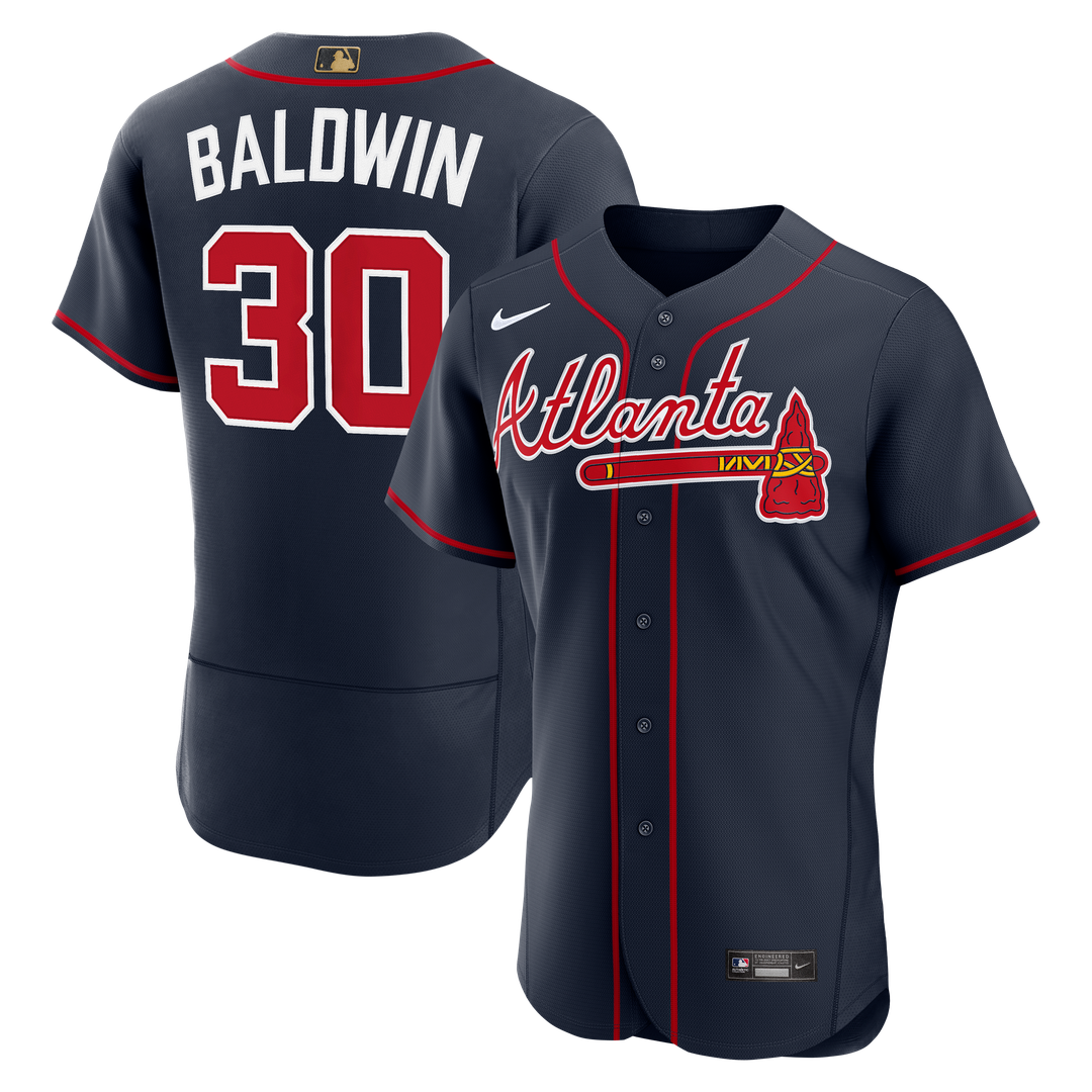 Atlanta Braves Drake Baldwin Alternate MLB Awards Authentic Jersey | Navy