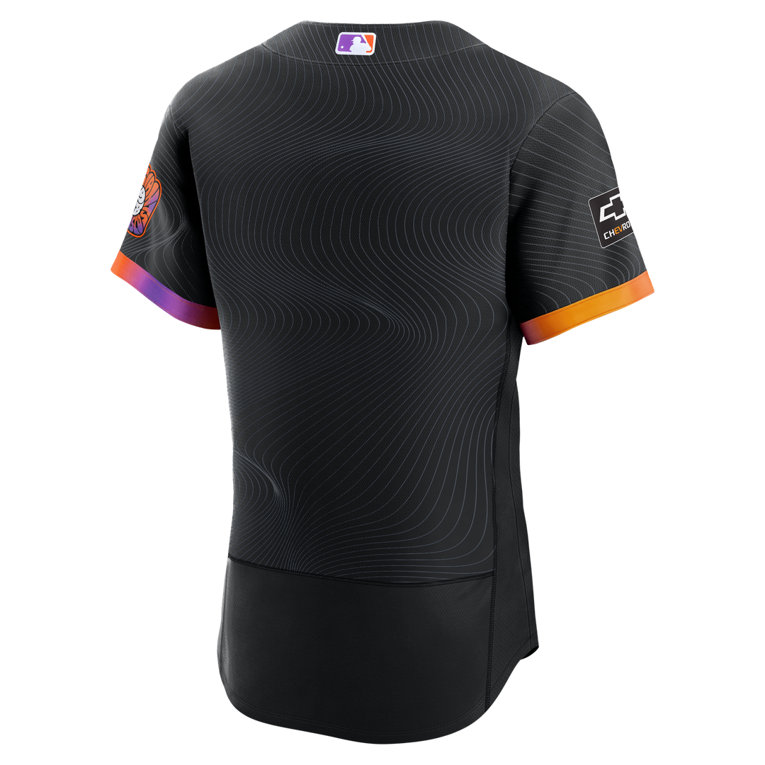 San Francisco Giants City Connect Authentic Sponsor Patch Jersey | Anthracite
