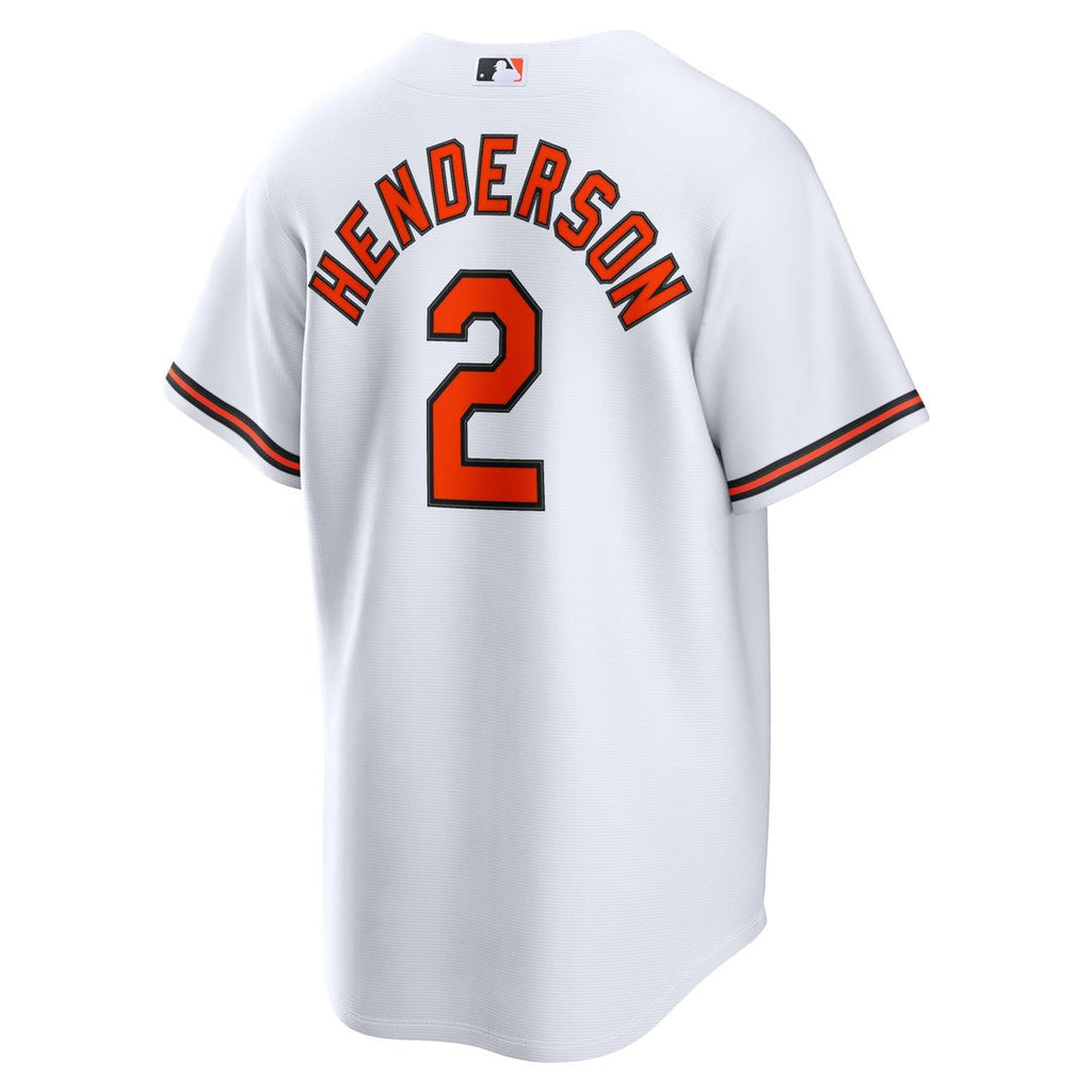 Baltimore Orioles Gunnar Henderson Home Replica Jersey | White