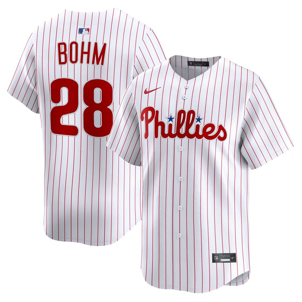 Philadelphia Phillies Alec Bohm Home Limited Jersey | White