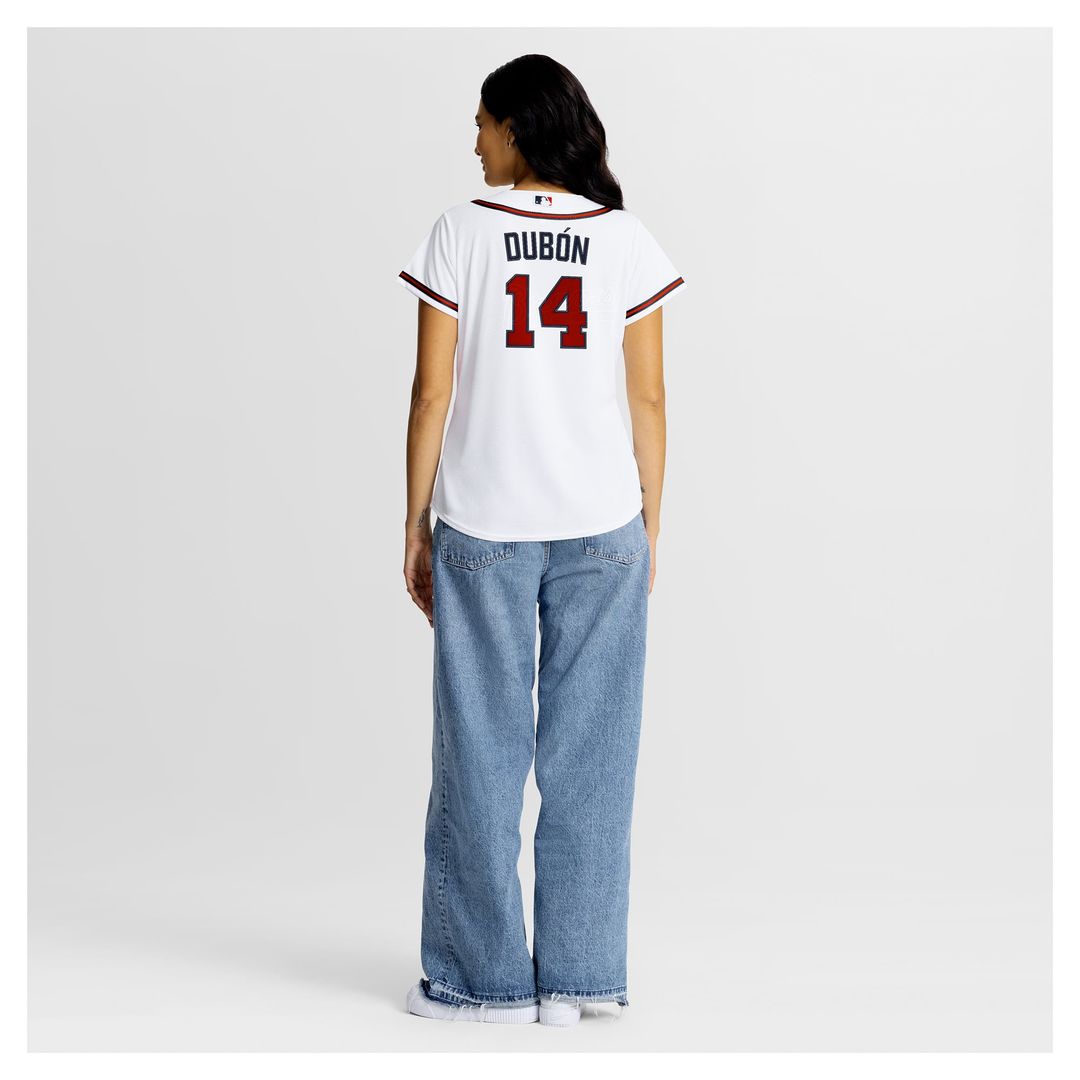 Atlanta Braves Mauricio Dubón Women's Home Replica Jersey | White