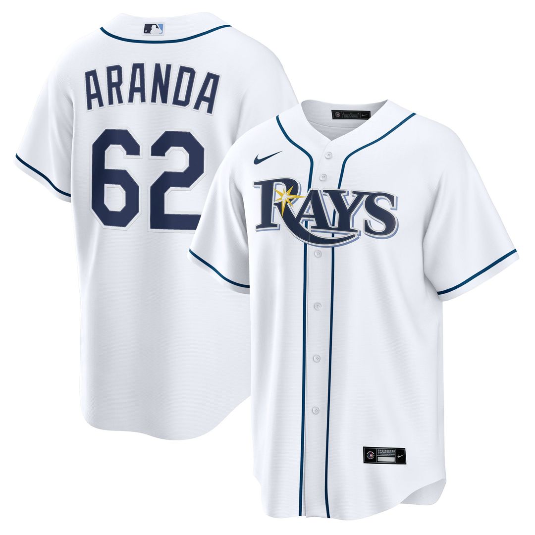 Tampa Bay Rays Jonathan Aranda Home Replica Jersey | White