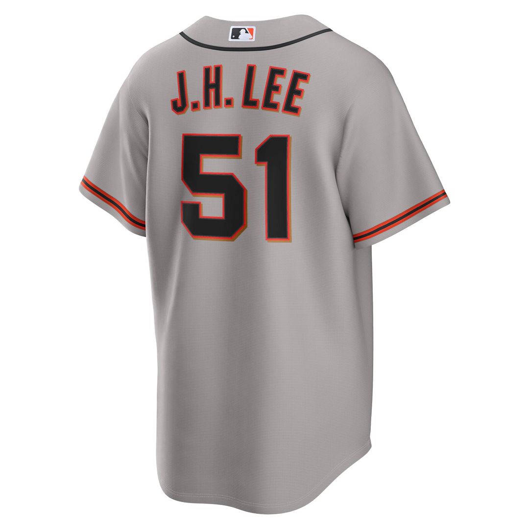 San Francisco Giants Jung Hoo Lee Road Replica Jersey | Gray