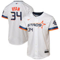 Houston Astros Nolan Ryan Youth 2025 City Connect Limited Jersey | White
