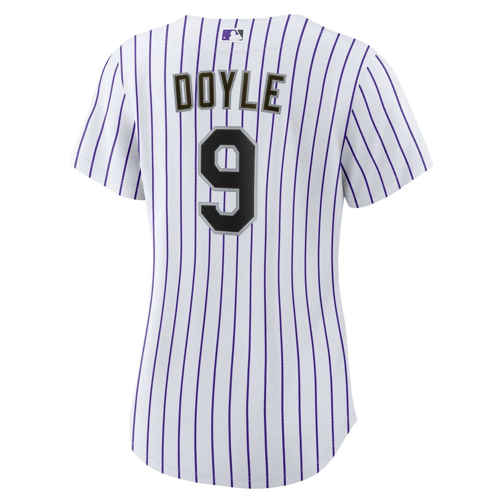 Colorado Rockies Brenton Doyle Women's Home Replica Jersey | White