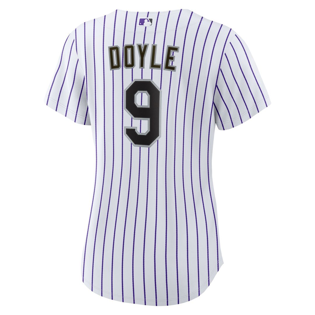 Colorado Rockies Brenton Doyle Women's Home Replica Jersey | White