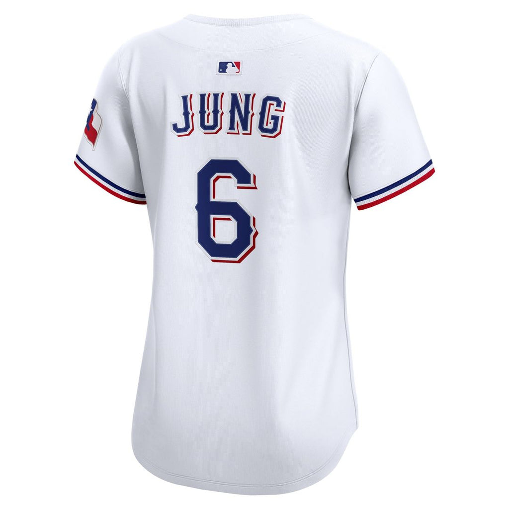 Texas Rangers Josh Jung Women's Home Limited Jersey | White