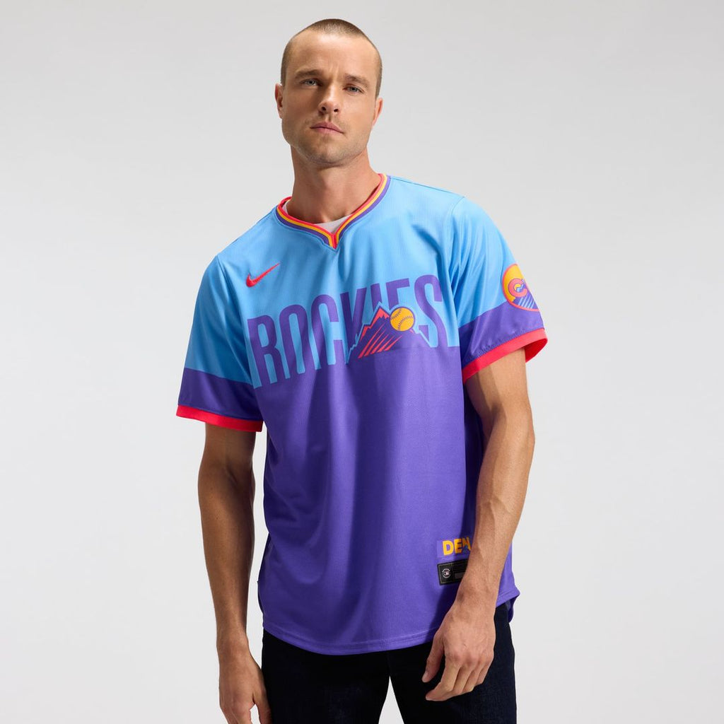 Colorado Rockies 2025 City Connect Limited Jersey | Purple/Light Blue