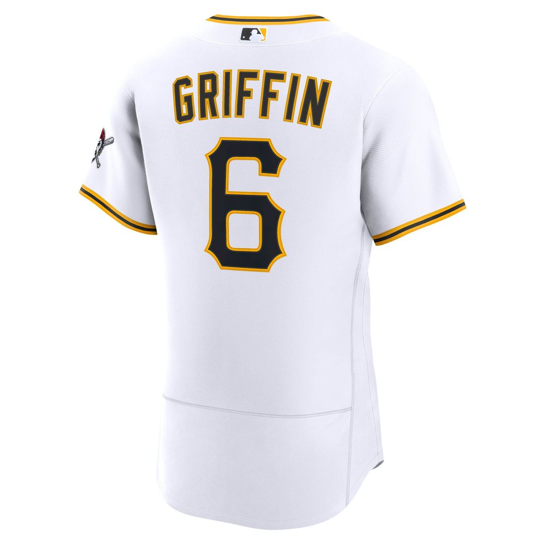 Pittsburgh Pirates Konnor Griffin Home Authentic Jersey | White