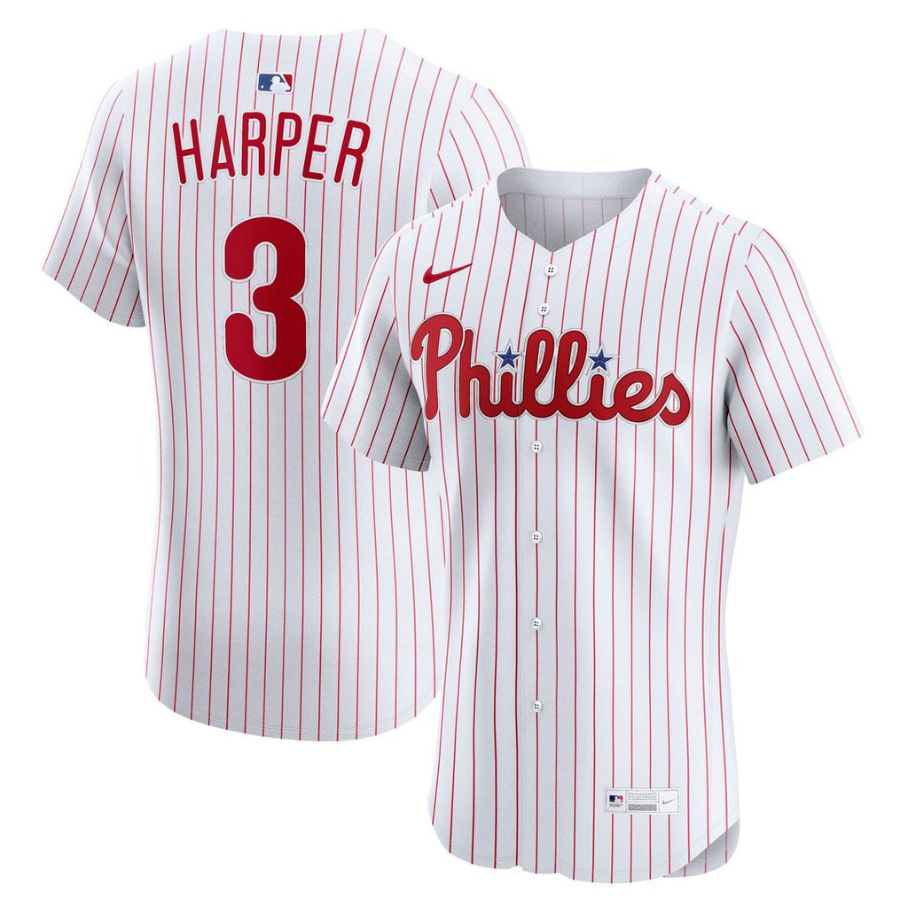 Philadelphia Phillies Bryce Harper Home Elite Jersey | White