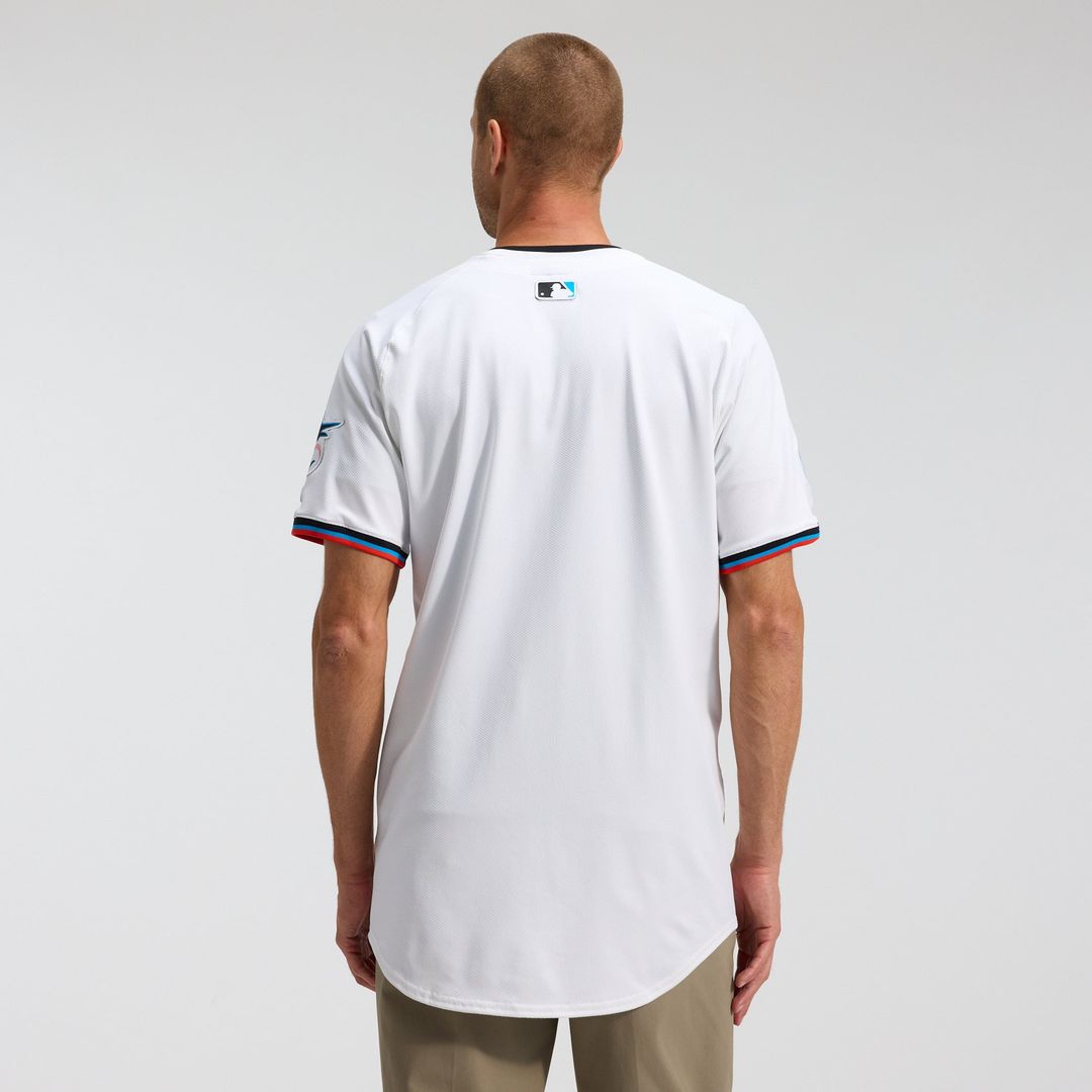 Miami Marlins Home Elite Jersey | White