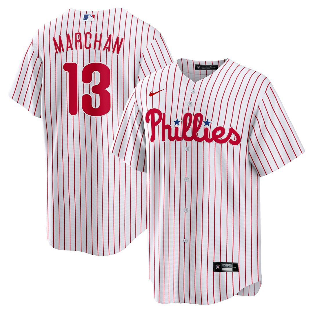 Philadelphia Phillies Rafael Marchán Home Replica Jersey | White