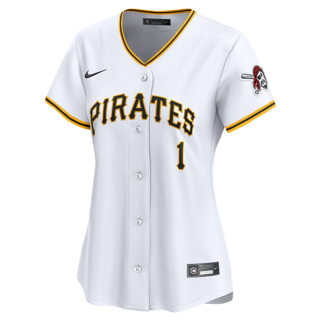 Pittsburgh Pirates Women's #1 Mom Home Limited Jersey | White