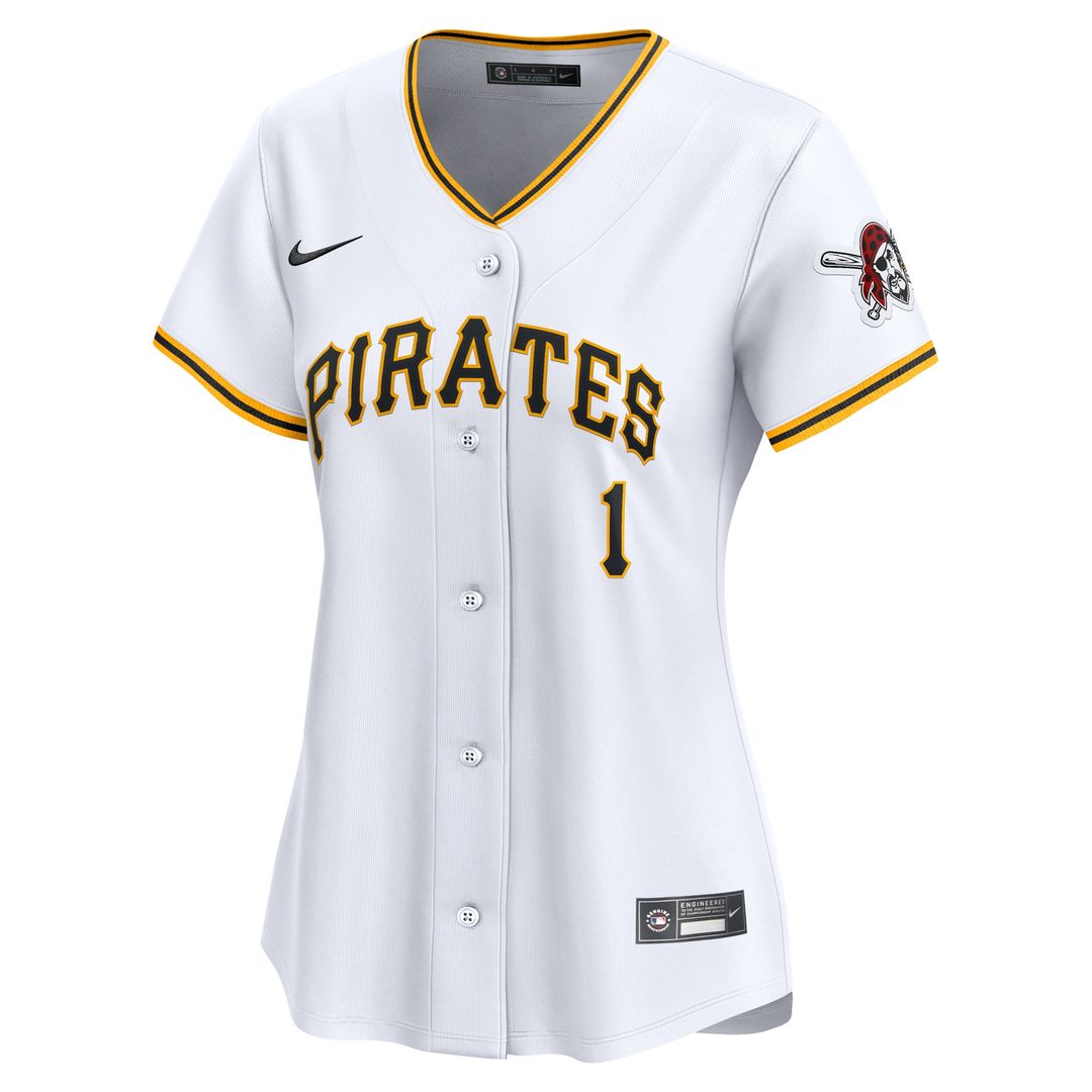 Pittsburgh Pirates Women's #1 Mom Home Limited Jersey | White