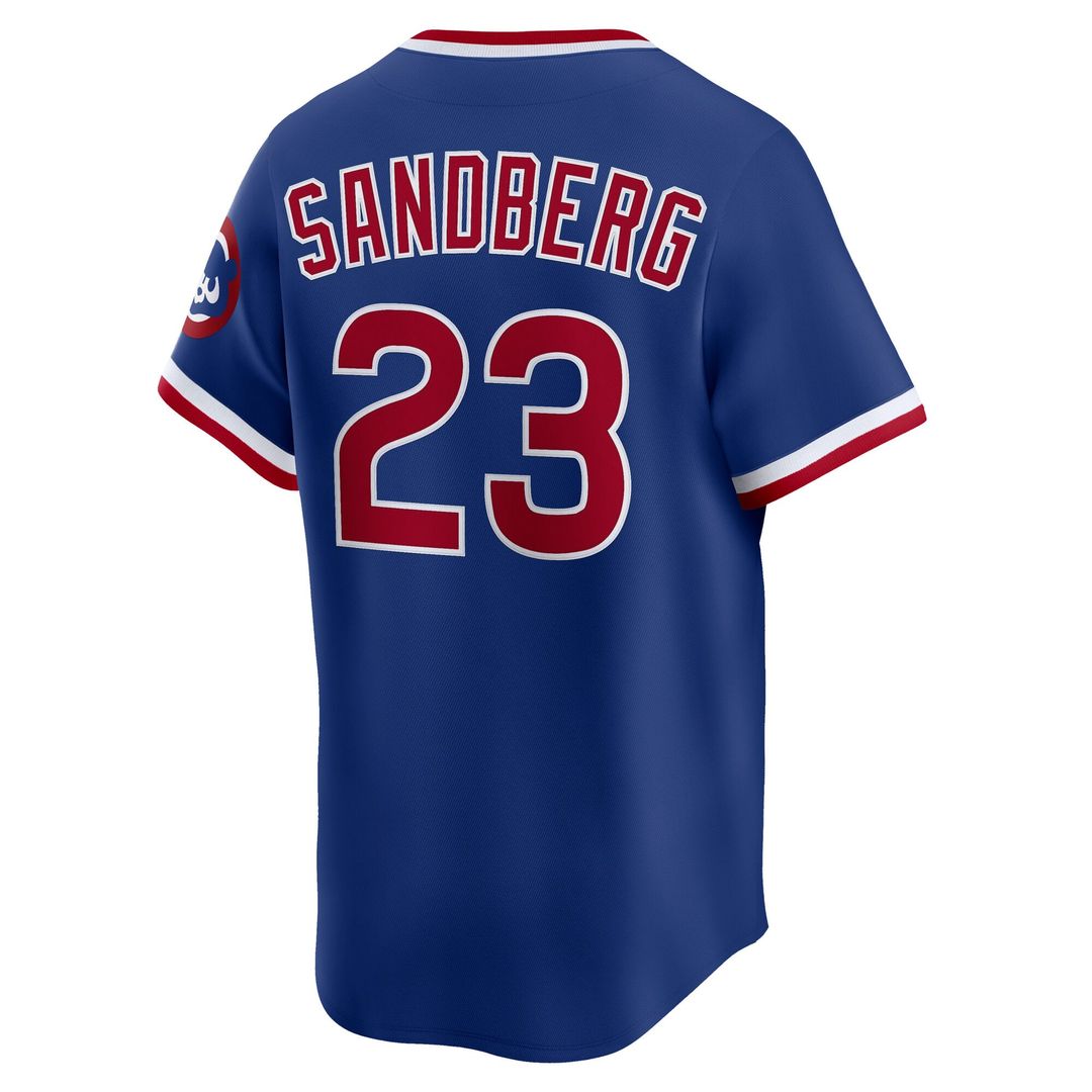 Chicago Cubs Ryne Sandberg Throwback Cooperstown Limited Jersey | Royal