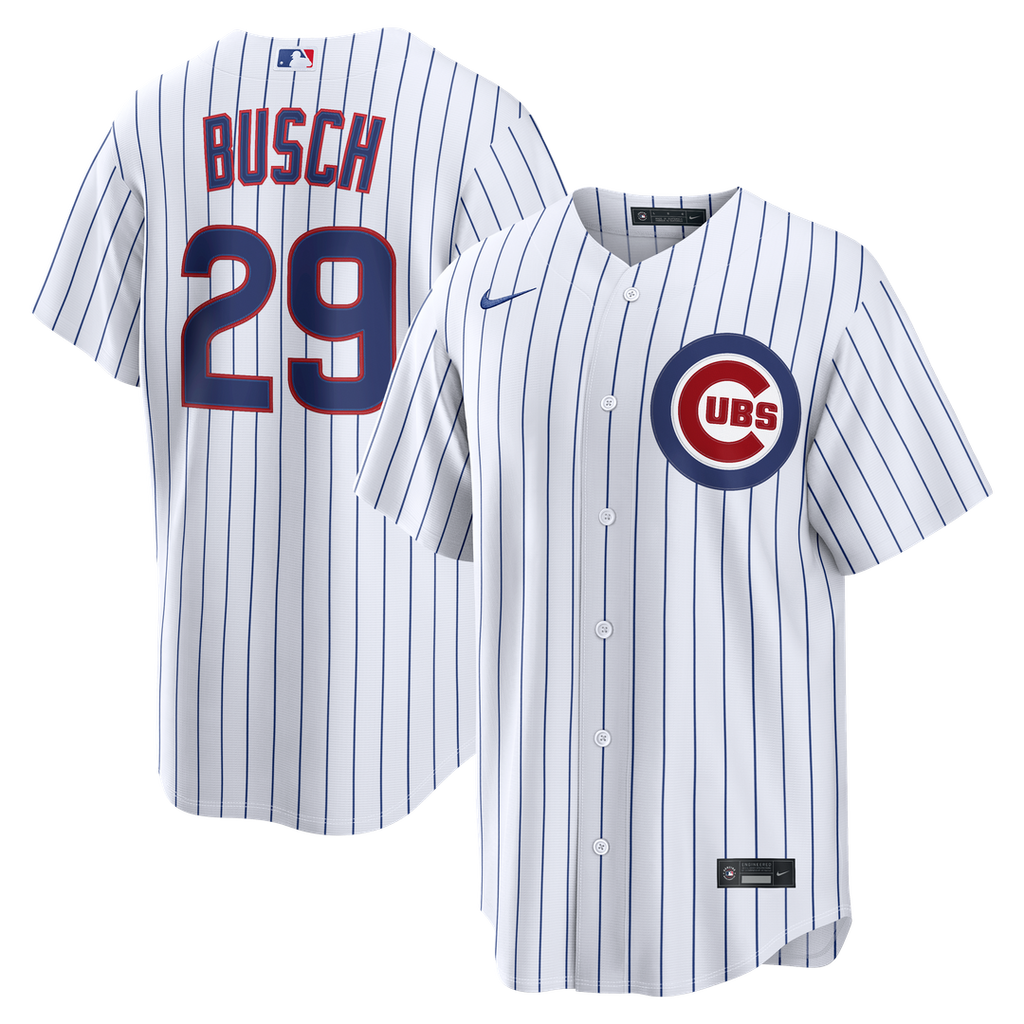 Chicago Cubs Michael Busch Home Replica Jersey | White