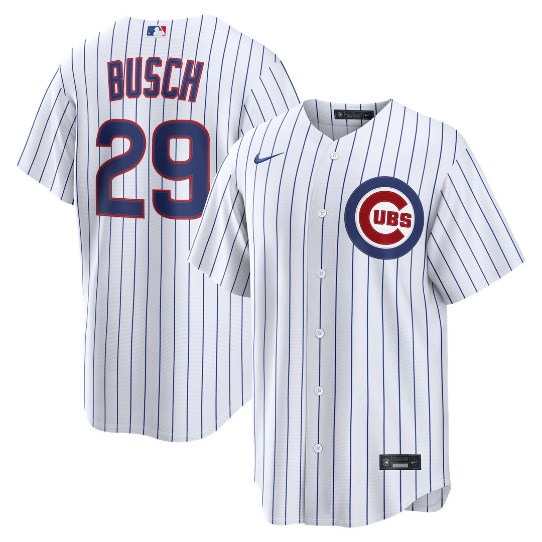 Chicago Cubs Michael Busch Home Replica Jersey | White