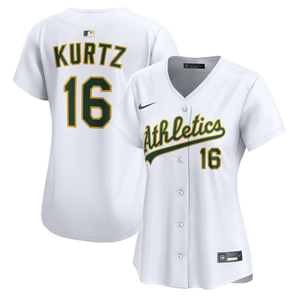 Athletics Nick Kurtz Women's Home Limited Jersey | White