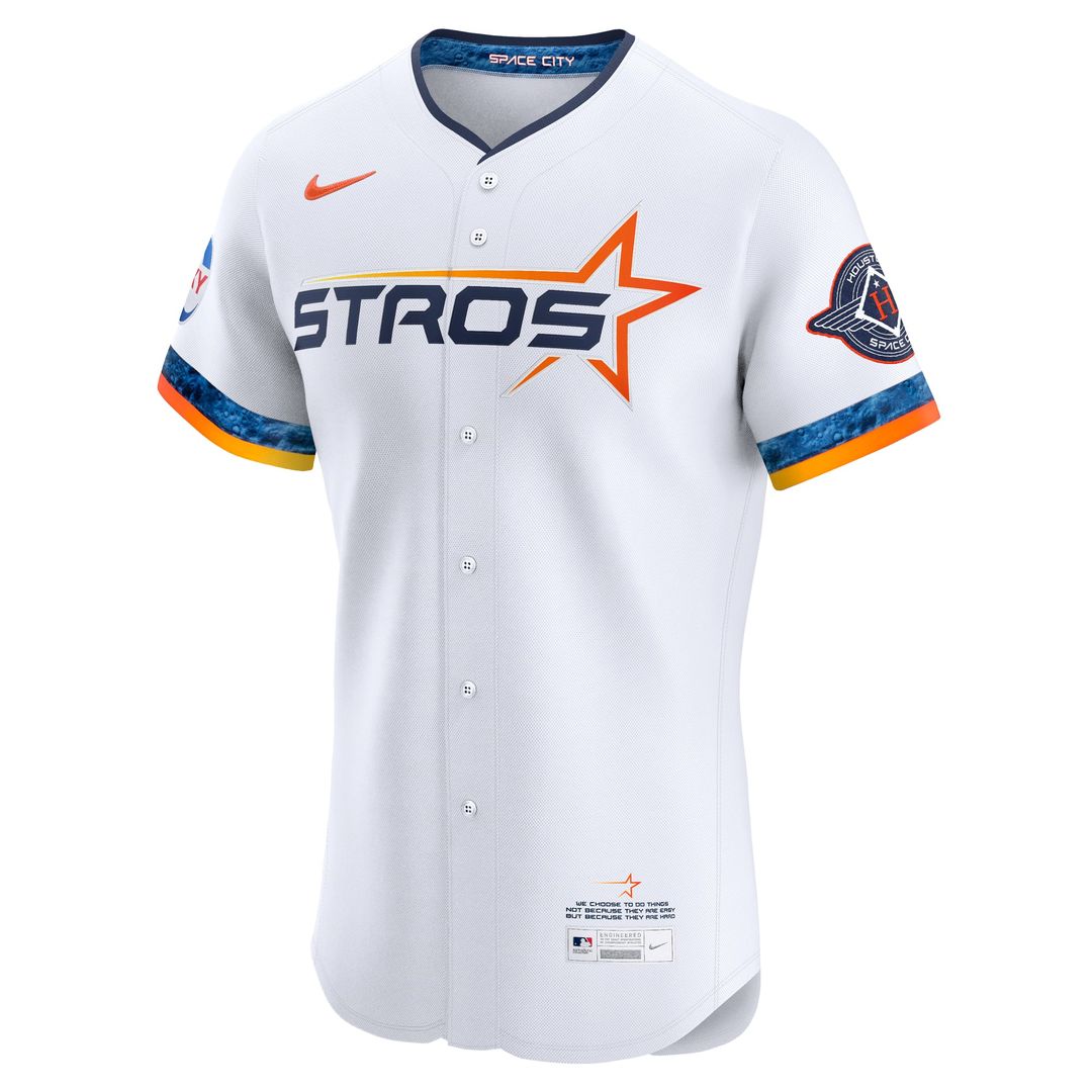Houston Astros 2025 City Connect Elite Jersey | White