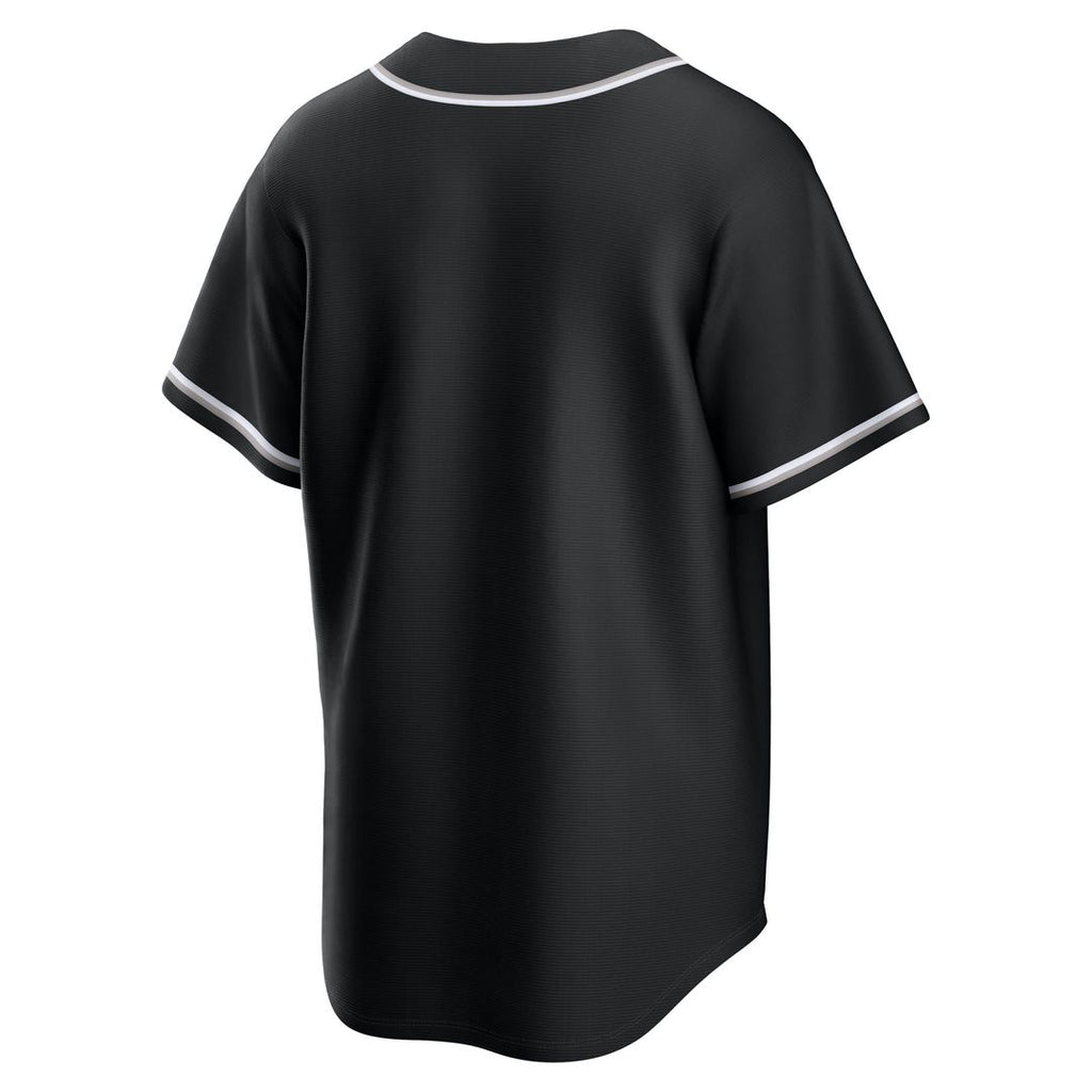 Colorado Rockies Fashion Replica Black Out Jersey