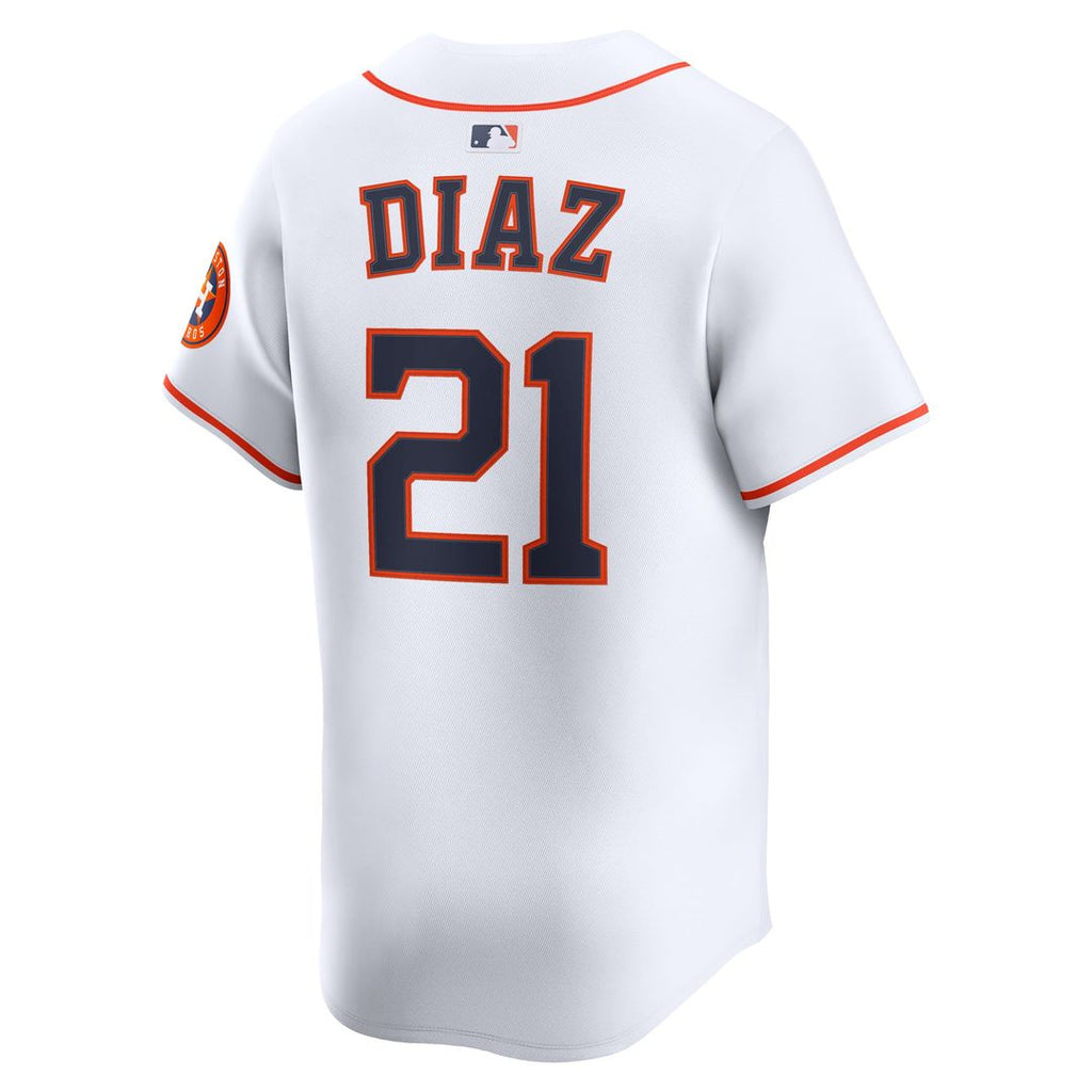 Houston Astros Yainer Diaz Home Limited Jersey | White