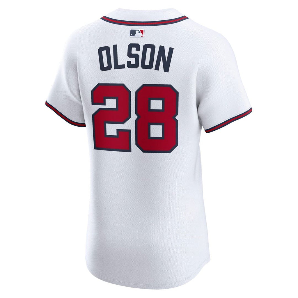 Atlanta Braves Matt Olson Home Elite Jersey | White