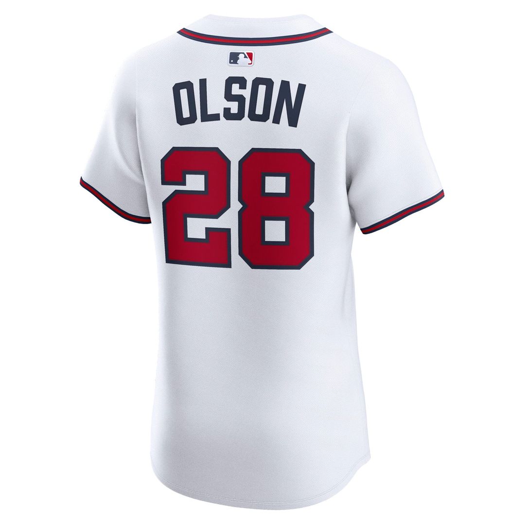 Atlanta Braves Matt Olson Home Elite Jersey | White