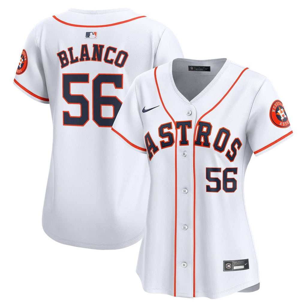 Houston Astros Ronel Blanco Women's Home Limited Jersey | White