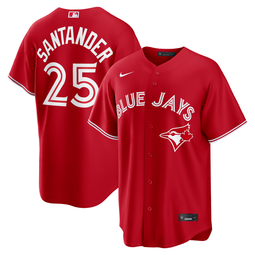 Toronto Blue Jays Anthony Santander Canada Day Replica Jersey | Red