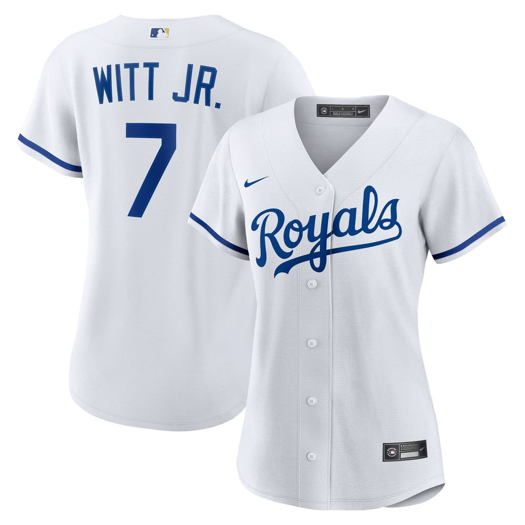 Kansas City Royals Bobby Witt Jr. Women's Home Replica Jersey | White