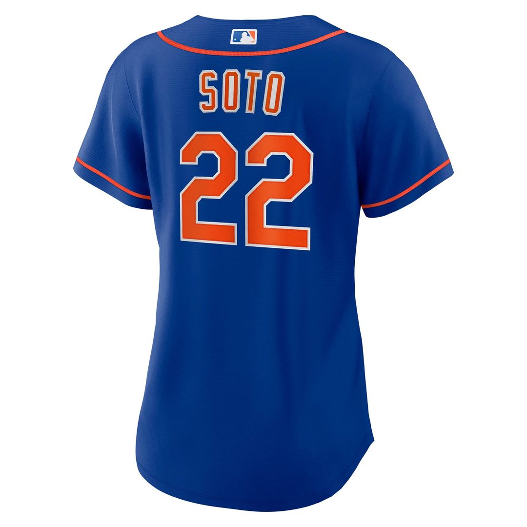 New York Mets Juan Soto Women's Alternate Replica Baseball Jersey | Royal