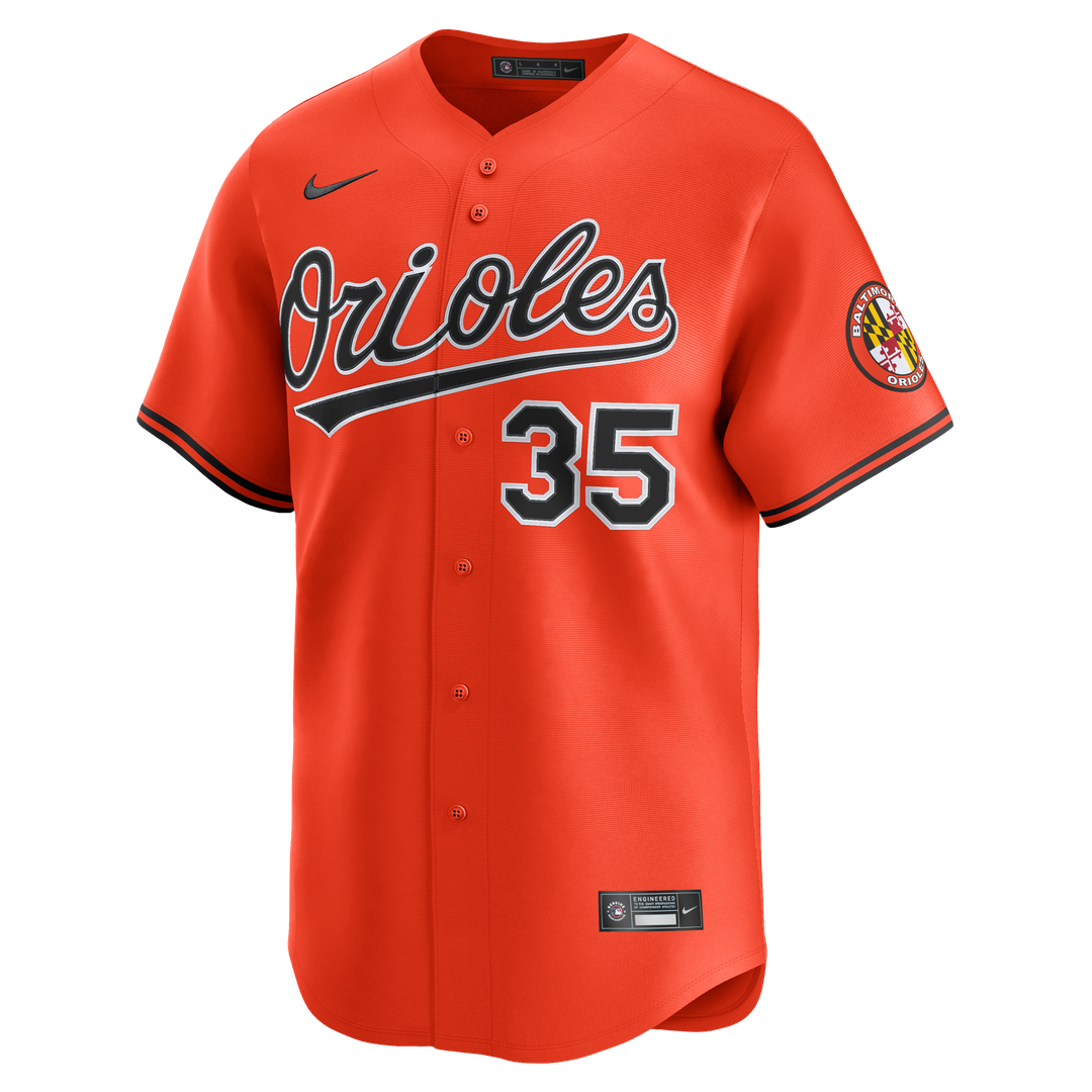 Baltimore Orioles Adley Rutschman 2nd Alternate Limited Jersey | Orange