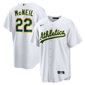 Athletics Jeff McNeil Home Replica Jersey | White