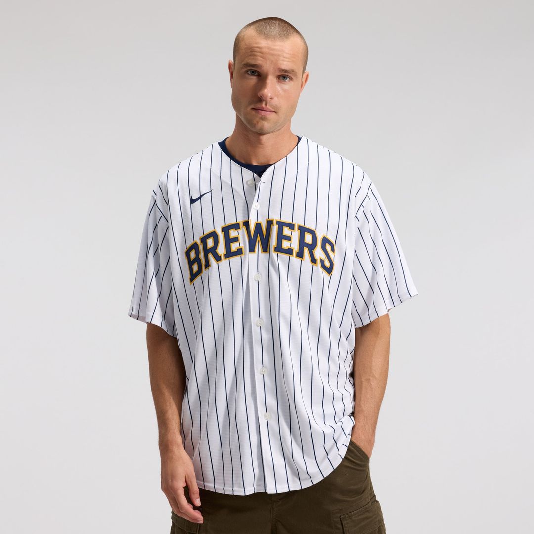 Milwaukee Brewers Christian Yelich Alternate Replica Jersey | White