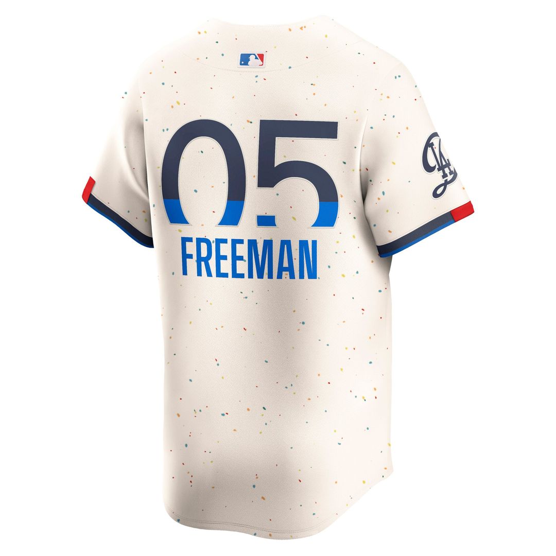 Los Angeles Dodgers Freddie Freeman City Connect Limited Jersey | Cream