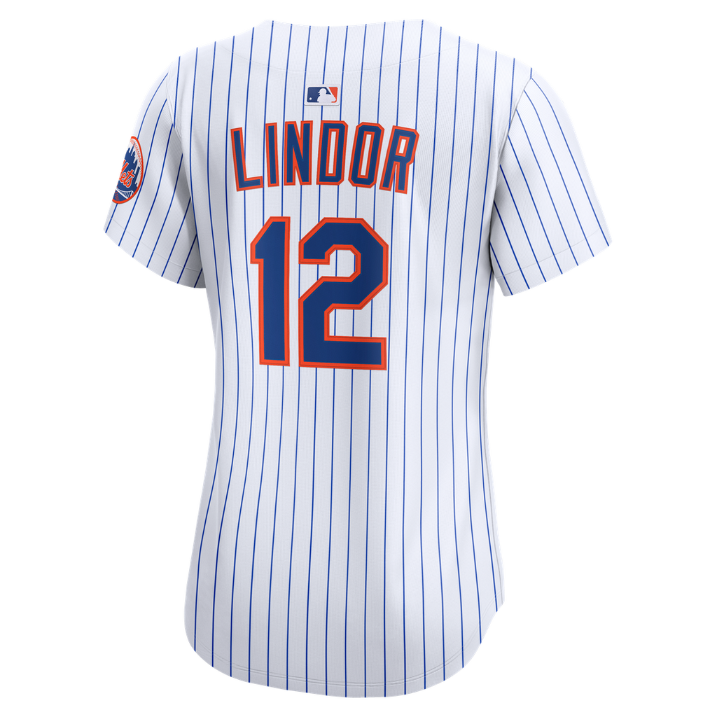 New York Mets Francisco Lindor Women's Home Limited Jersey | White
