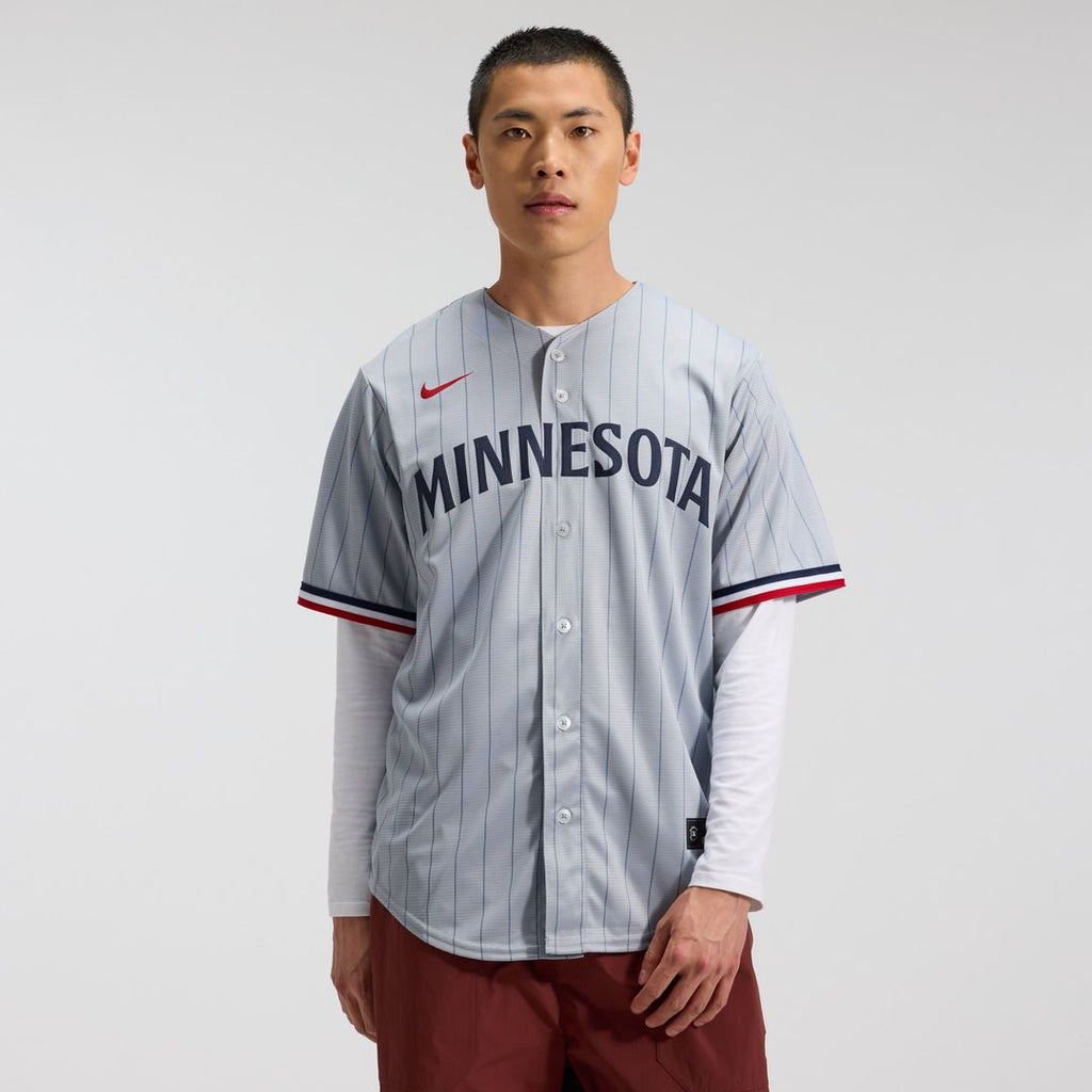 Minnesota Twins Road Replica Team Jersey | Gray