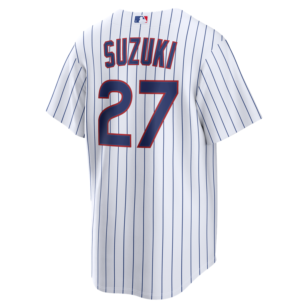 Chicago Cubs Seiya Suzuki Home Replica Jersey | White