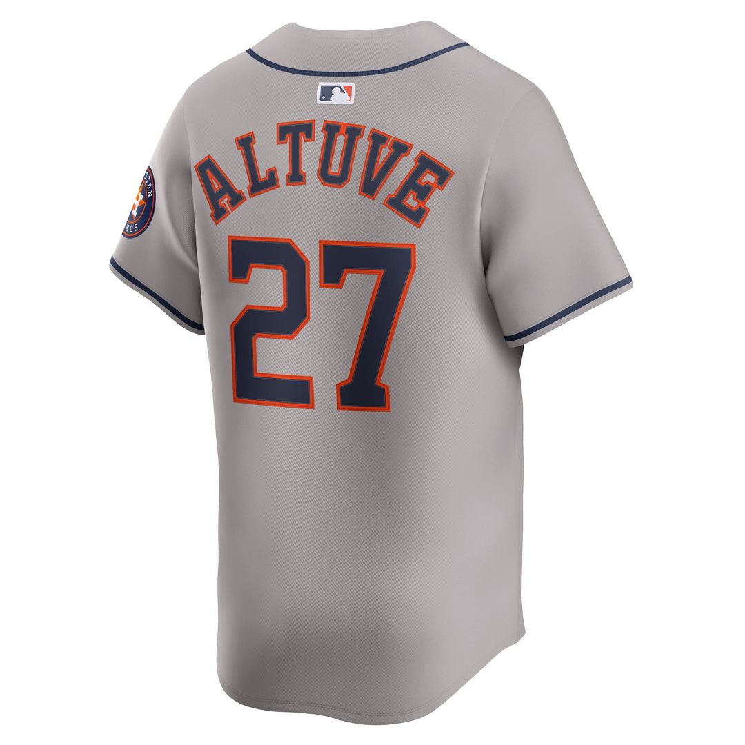 Houston Astros Jose Altuve Road Limited Jersey | Gray