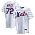 New York Mets Dedniel Núñez Home Replica Jersey | White