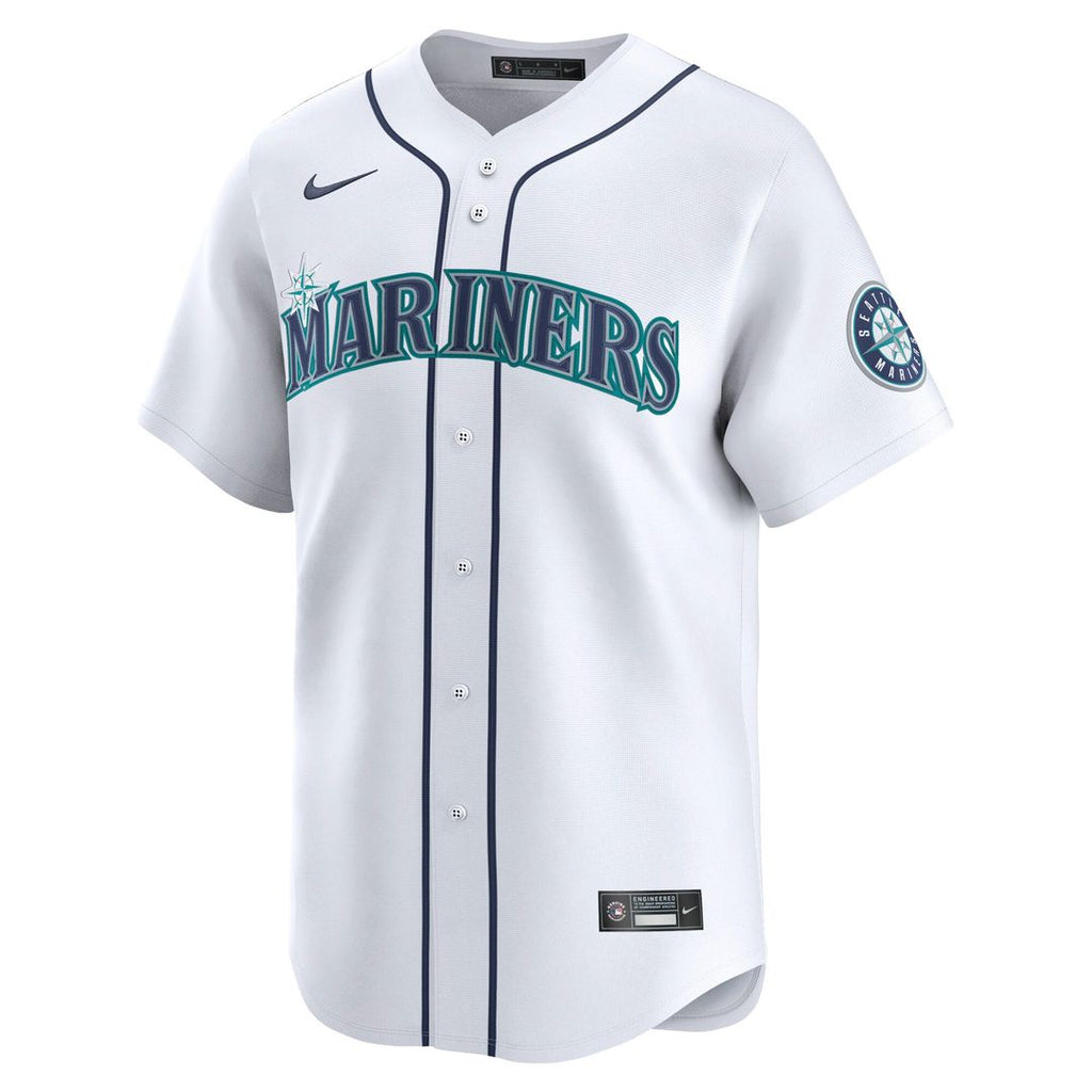 Seattle Mariners Logan Gilbert Home Limited Jersey | White
