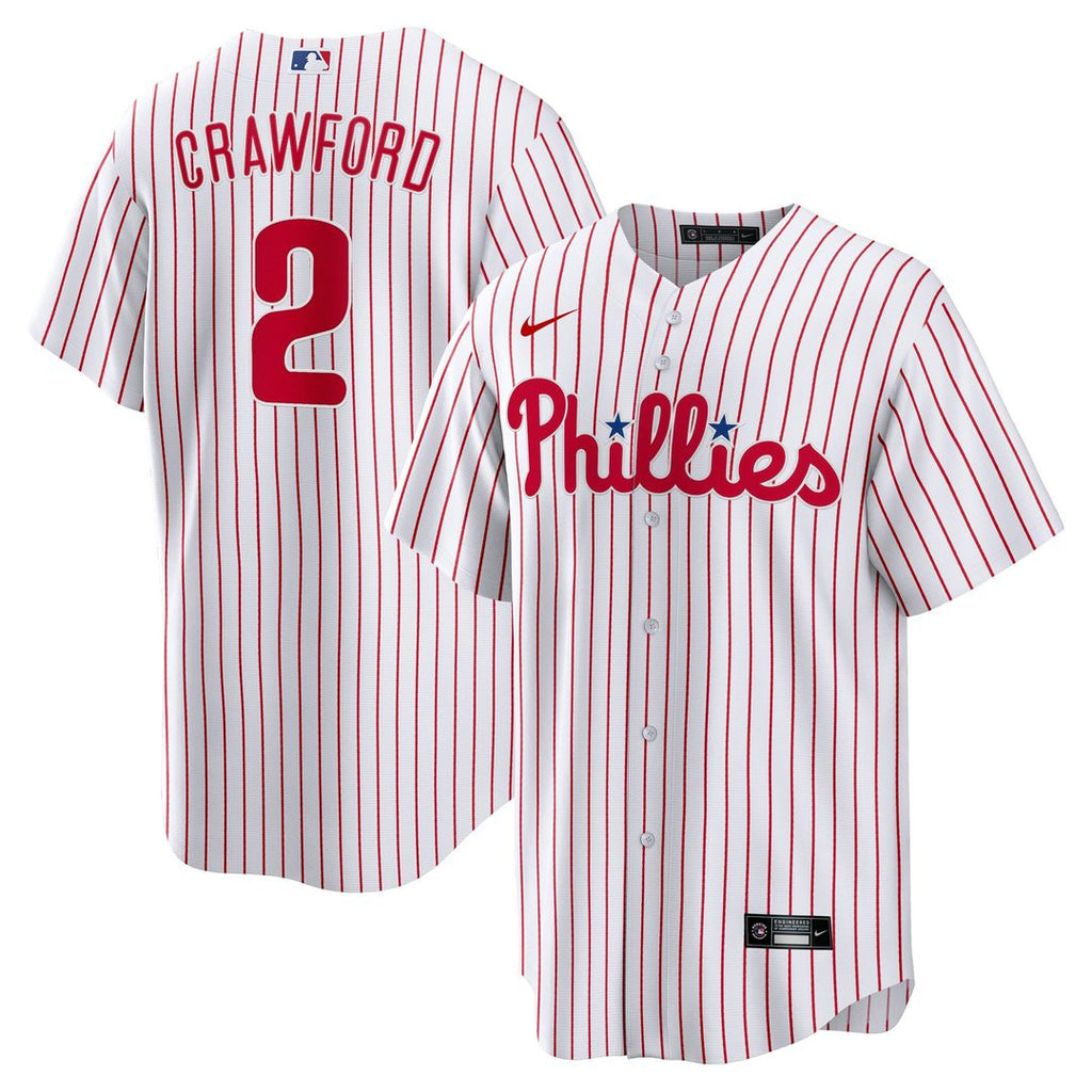 Philadelphia Phillies Justin Crawford Home Replica Jersey | White