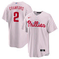 Philadelphia Phillies Justin Crawford Home Replica Jersey | White