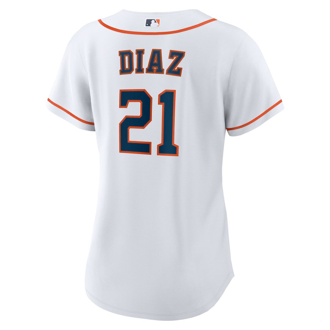 Houston Astros Yainer Diaz Women's Home Replica Jersey | White