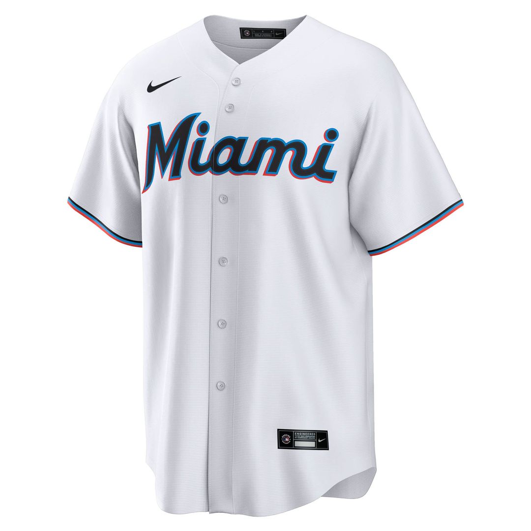 Miami Marlins Graham Pauley Home Replica Jersey | White