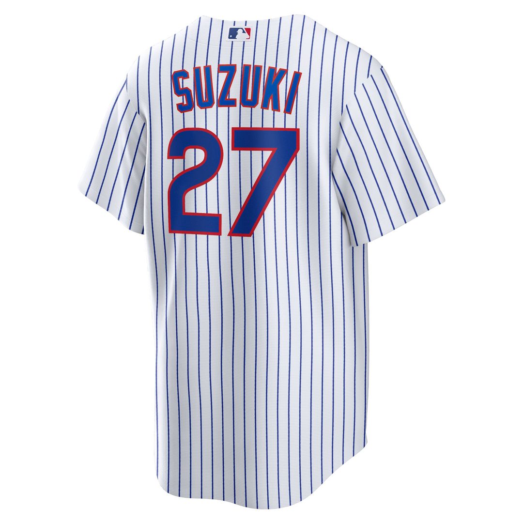 Chicago Cubs Seiya Suzuki Home Replica Jersey | White