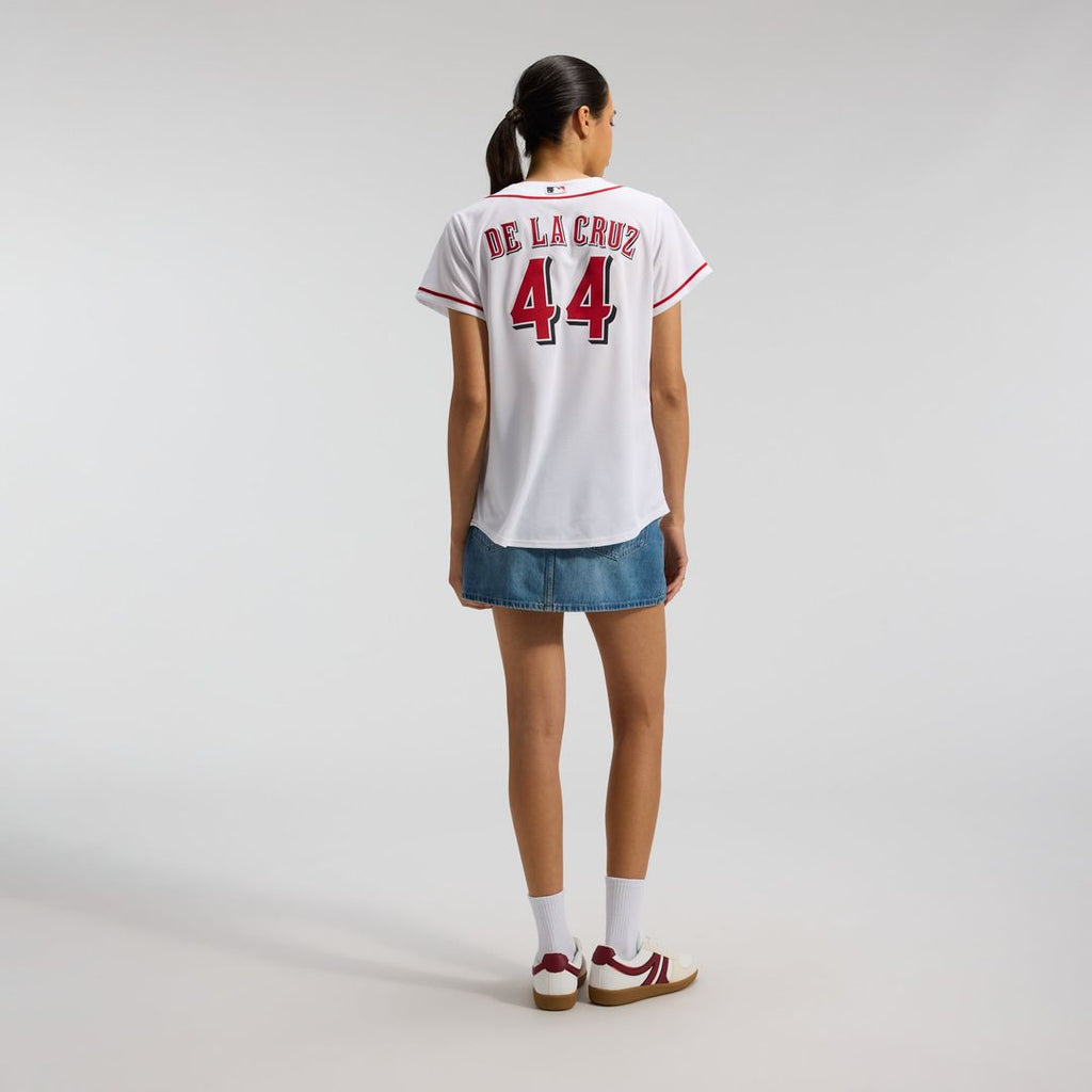 Cincinnati Reds Elly De La Cruz Women's Home Replica Jersey | White