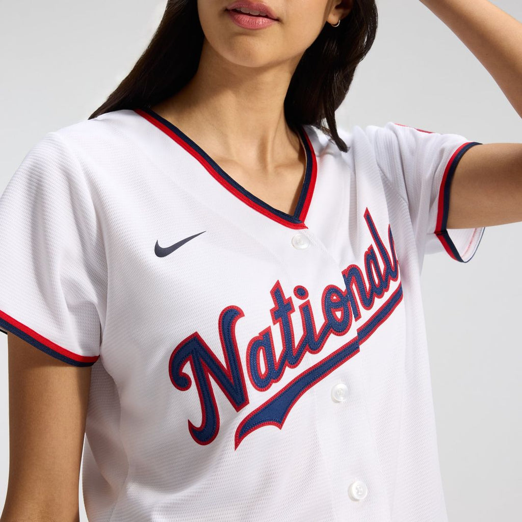 Washington Nationals CJ Abrams Women's Home Replica Jersey | White